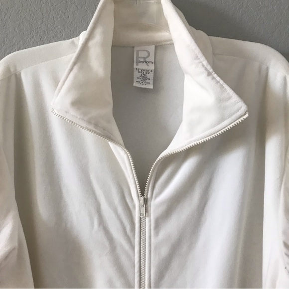 Winter White Long Velour Parka - Picture 9 of 13